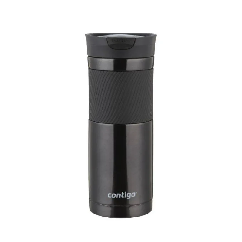 Gourdes Isothermes Et Mugs-Contigo Mug isotherme acier BYRON NOIR 590 ml