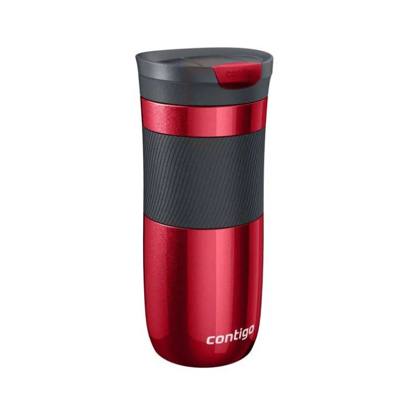 Gourdes Isothermes Et Mugs-Contigo Mug isotherme acier BYRON Rouge 470 ml