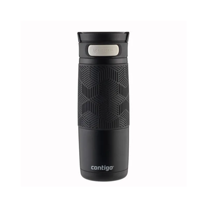 Gourdes Isothermes Et Mugs-Contigo Mug isotherme acier Metra Transit Noir Mat 470 ml