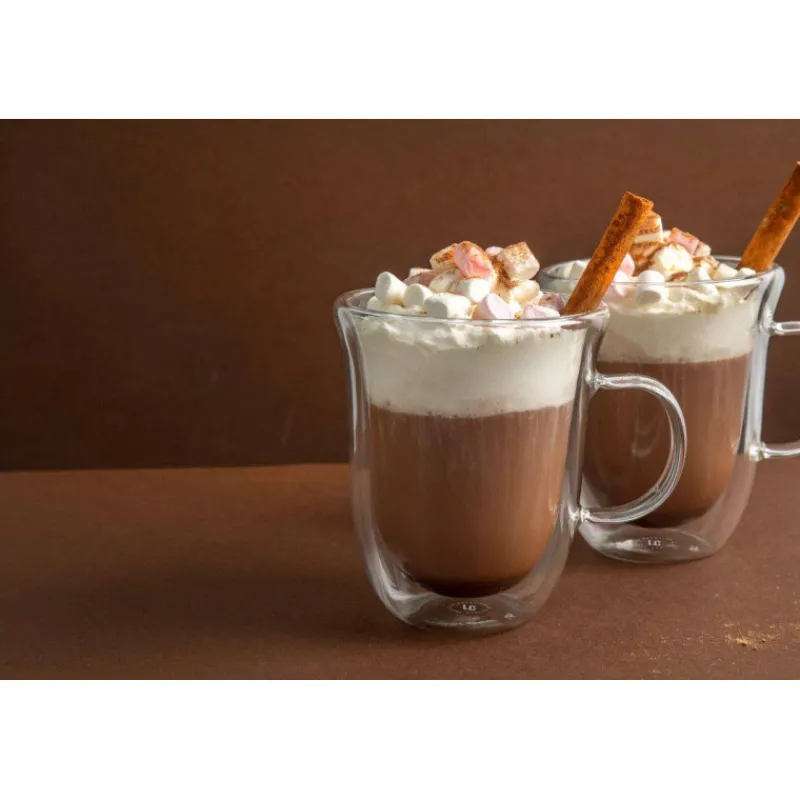 Tasses-Kitchen Craft Mug Tasse à Thé café chocolat chaud double paroi 350 ml La Cafetiere - les 2