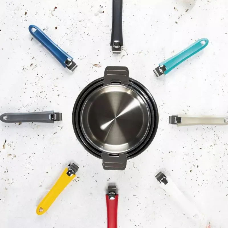 Faitouts Amovibles Inox | Faitouts-CRISTEL MUTINE Faitout Inox amovible Corps Classique D22
