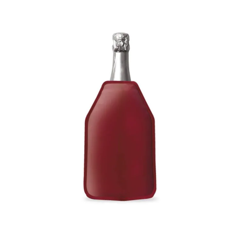 Rafraichisseurs-WD Lifestyle NAPA Rafraîchisseur souple Vin et Champagne Ajustable Rouge Bordeaux