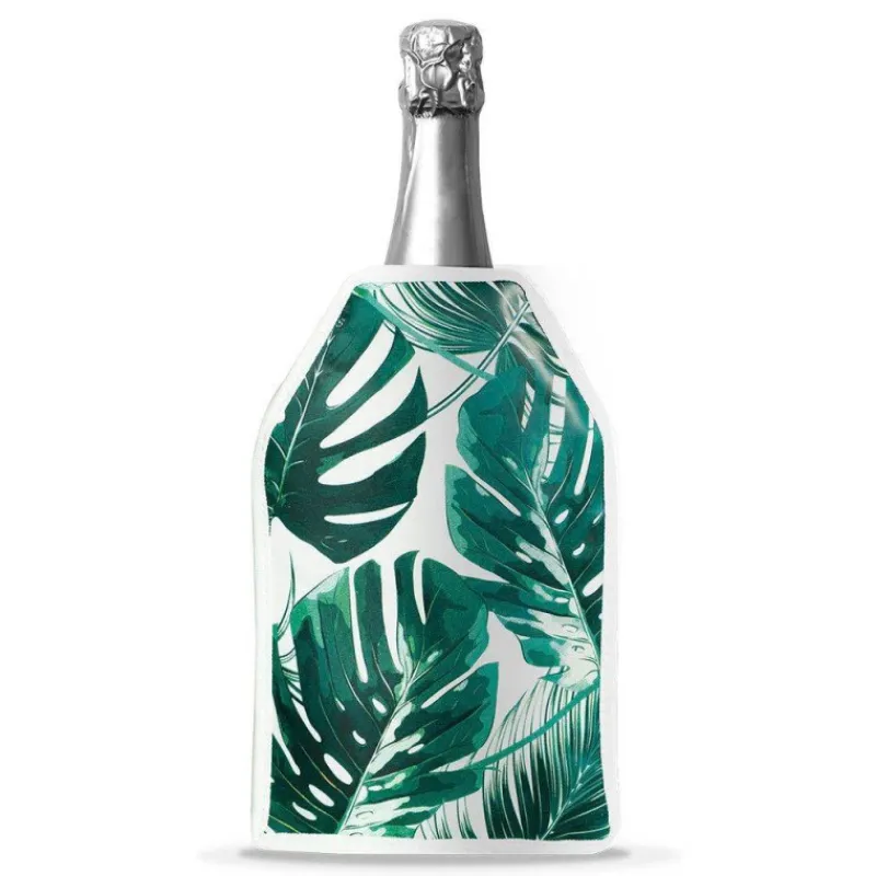 Rafraichisseurs-WD Lifestyle NAPA Rafraîchisseur souple Vin et Champagne Ajustable Tropical