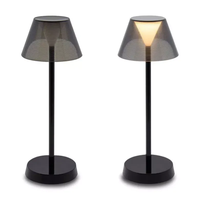 Accessoires De Décoration-WD Lifestyle NEW YORK Lampe rechargeable de table sans fil Gris