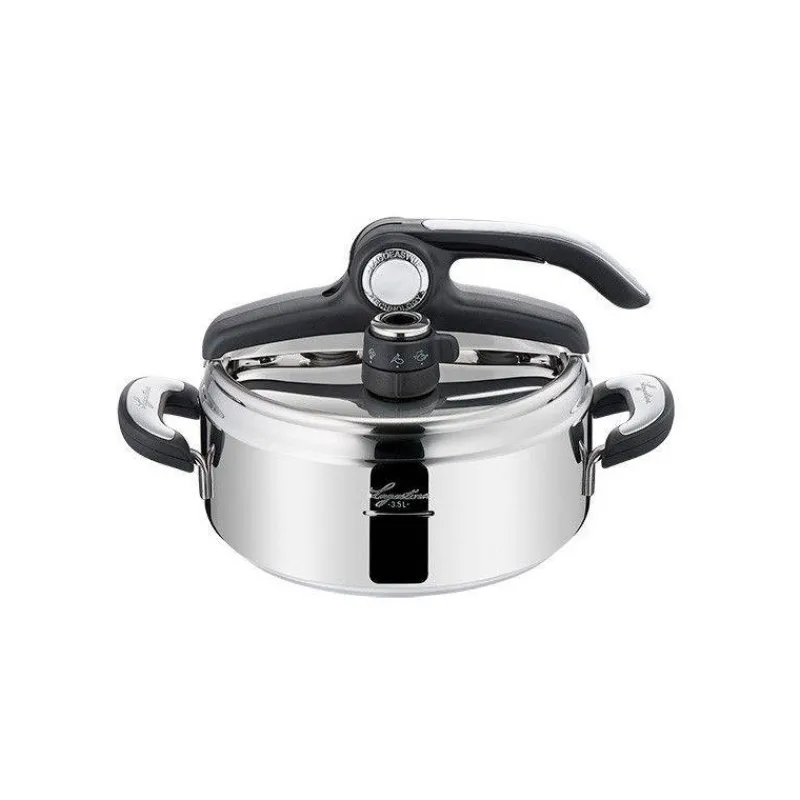 Ouvertures Classiques-Lagostina NOVIA LAGOEASY´UP Vitamin Autocuiseur Inox Couvercle à levier + panier   3.5 L
