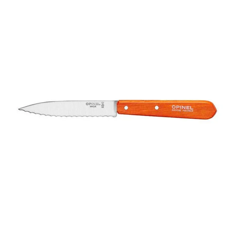 Couteaux D'office-OPINEL Office Cranté  113 Hêtre Orange