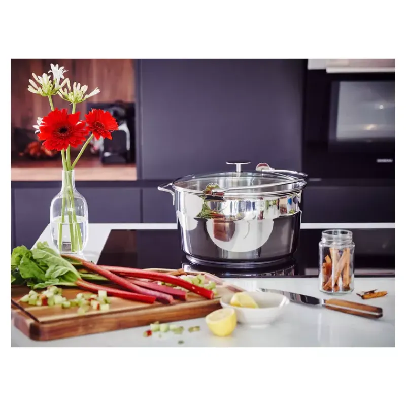 Cuisson Des Confitures-BEKA Pack Bassine à Confitures Inox Induction D30 10.5 L et Couvercle