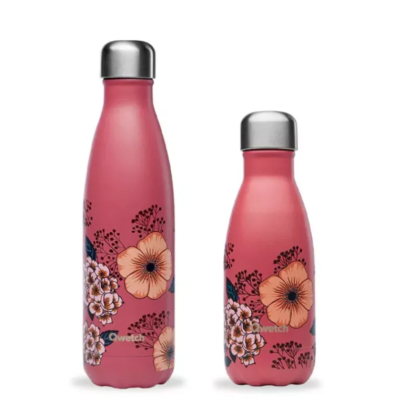 Gourdes Isothermes Et Mugs-Qwetch PACK Bouteilles isothermes double paroi en Inox Anemone - 500 ml et 260 ml