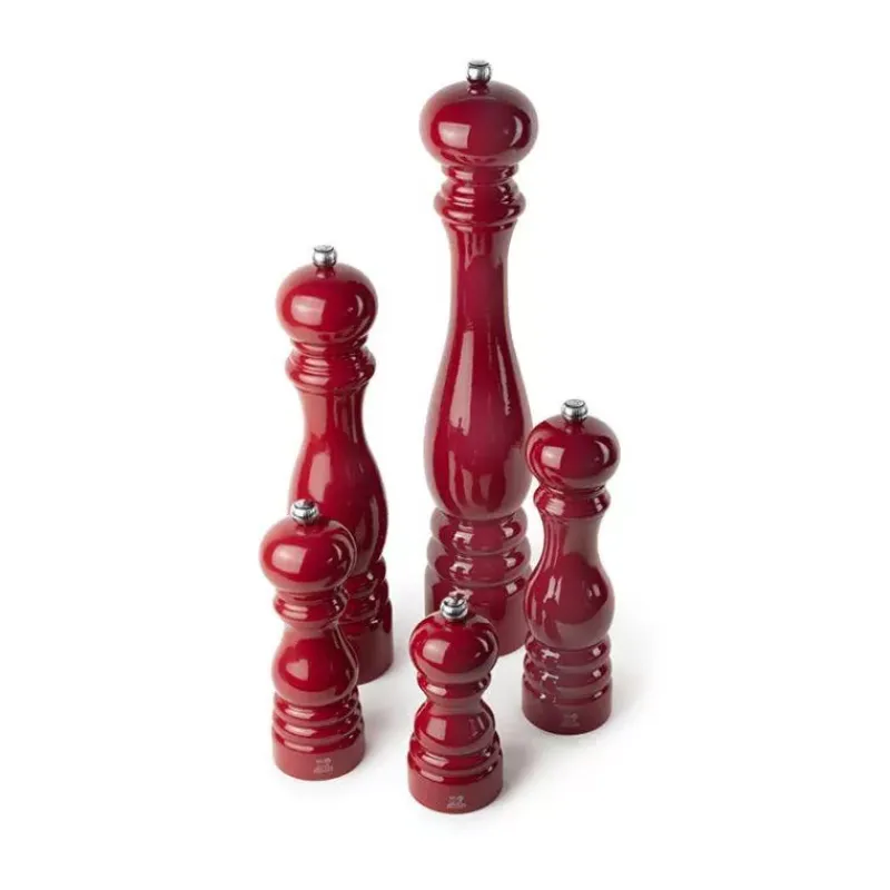 Moulins À Sel | Moulins À Poivre Peugeot-PEUGEOT PARIS Moulin à Poivre Bois U´SELECT 12 cm Laqué Rouge Passion