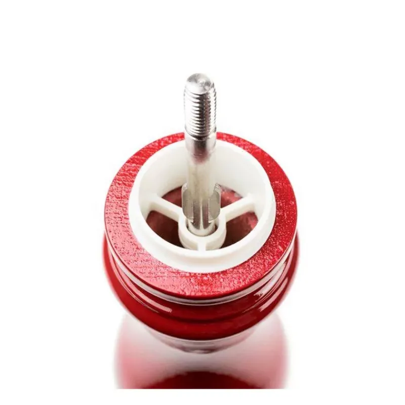 Moulins À Sel-PEUGEOT PARIS Moulin à Sel Bois U´SELECT 18 cm Laqué Rouge passion