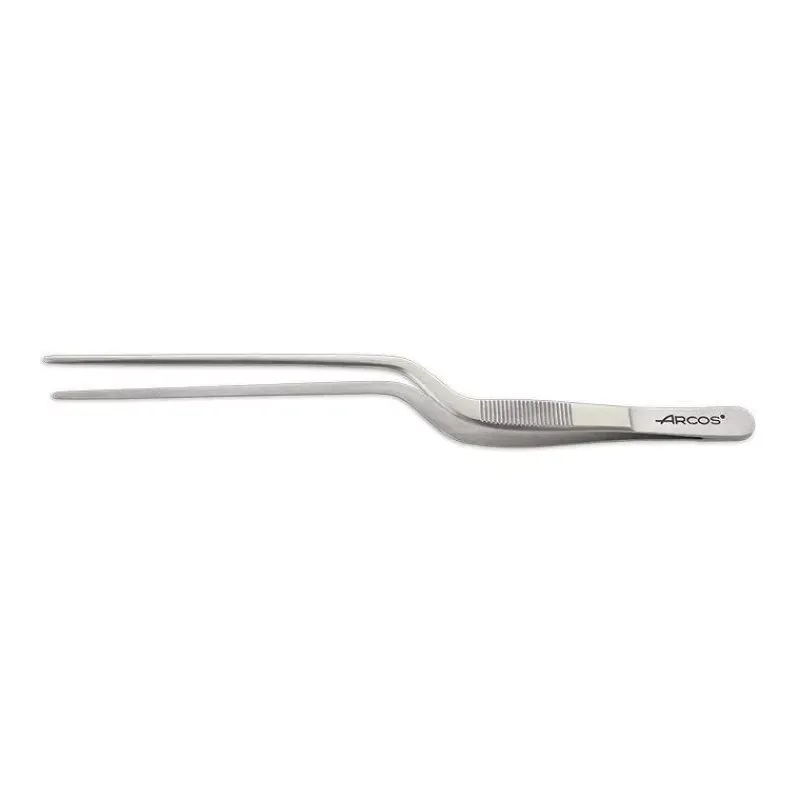 Dresser-ARCOS Petite Pince à dresser de précision courbée Inox L20 cm