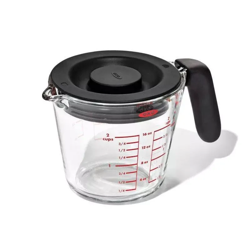 Pichets Mesureurs-OXO Pichet mesureur en verre 0.5 l avec couvercle