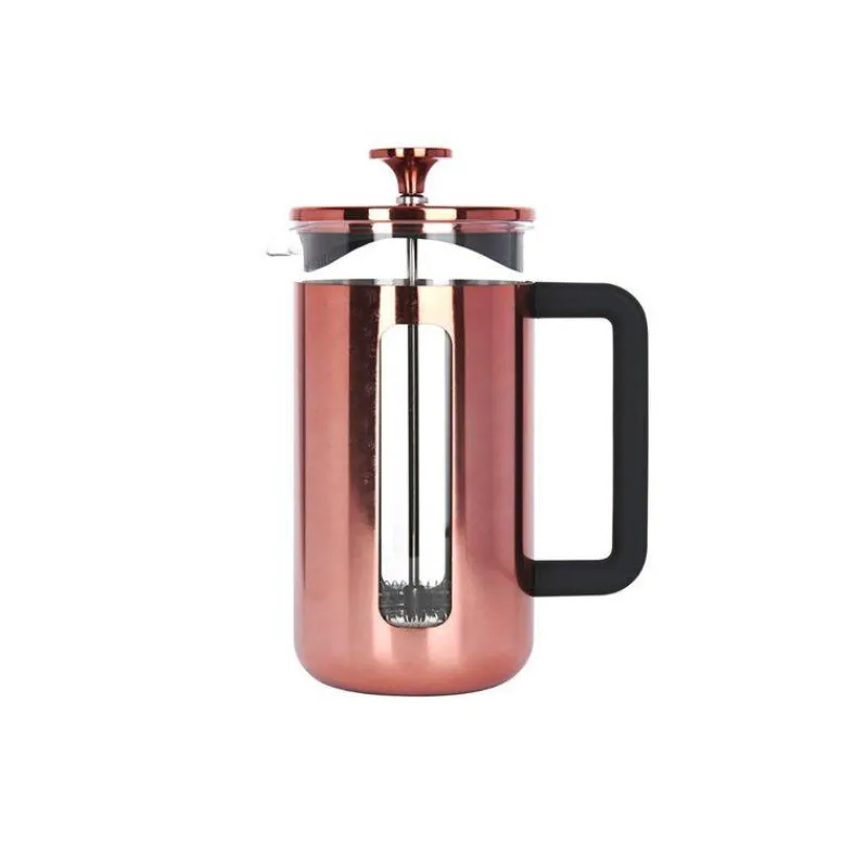 Théières, Cafetières Et Accessoires-Kitchen Craft PISA Cafetière à piston 8 Tasses La Cafetière Finition Cuivre