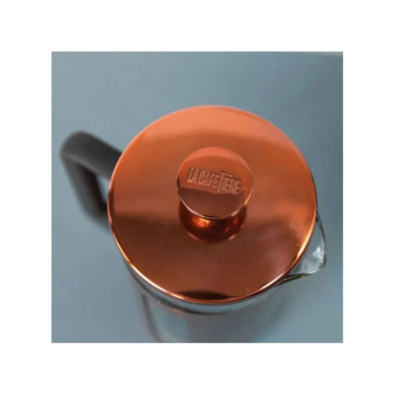 Théières, Cafetières Et Accessoires-Kitchen Craft PISA Cafetière à piston 8 Tasses La Cafetière Finition Cuivre