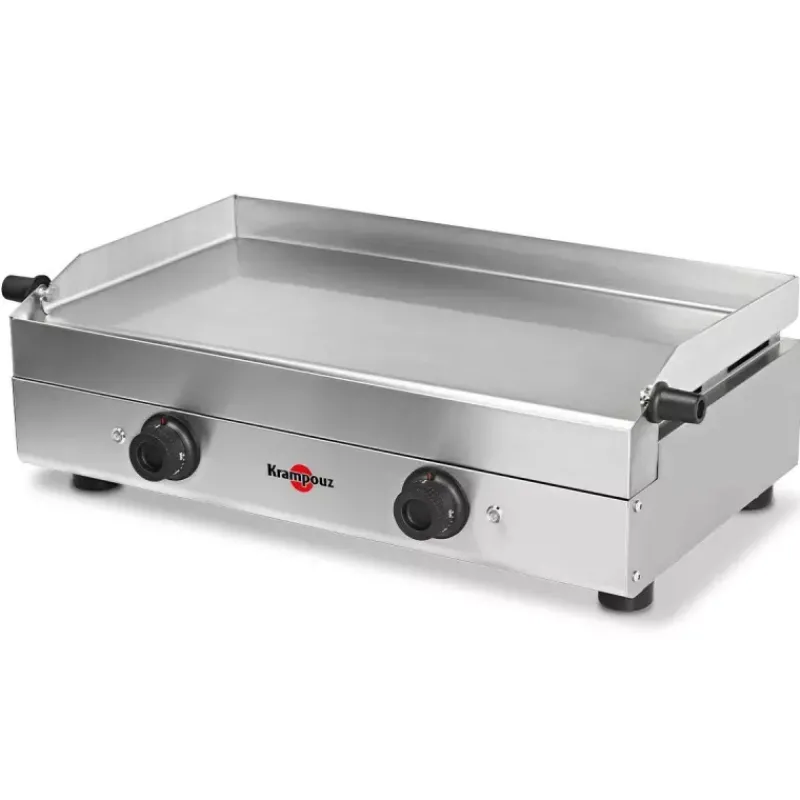 Plancha Électrique | Krampouz Plancha-KRAMPOUZ Plancha Electrique double Inox SAVEUR