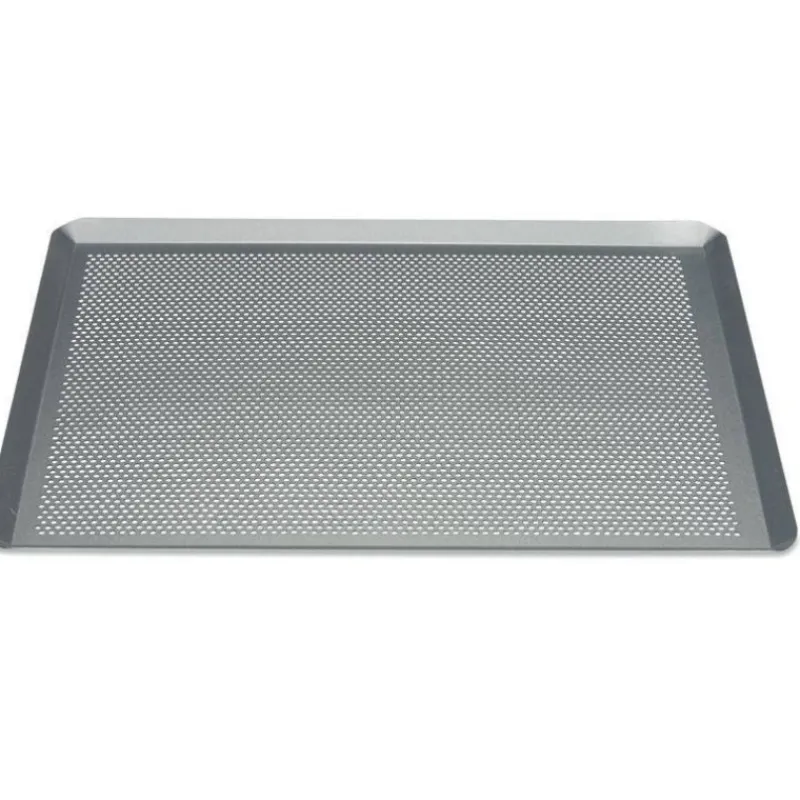 Plaques De Cuisson-Patisse Plaque de cuisson Acier Perforée revêtue 40 x 30 cm