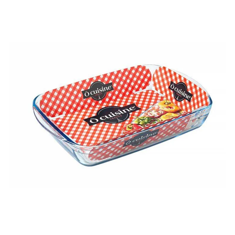Plats En Verre | Plats À Rôtir Et Gratins-La Casserolerie Plat à four rectangulaire en verre 39 x 24 cm O Cuisine France