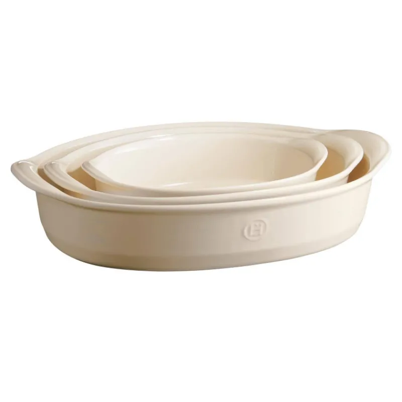 Plats À Rôtir Et Gratins-Emile HENRY Plat à Four Ultime en Céramique Petit Ovale Argile