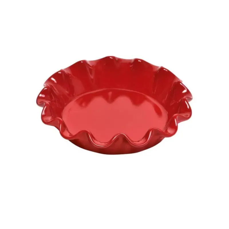 Moules À Tarte | Quiches Et Tourtes-Emile HENRY Plat à tarte Clafoutis COROLLE D27 cm Grand Cru