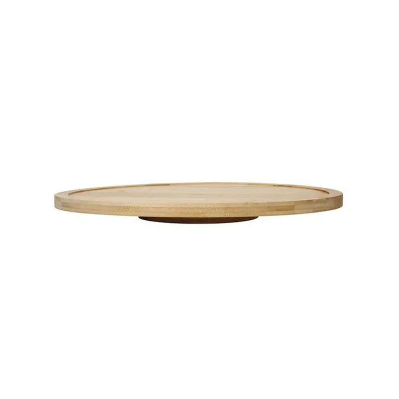 Plateaux Bois-Kitchen Craft Plateau tournant en bambou KitchenCraft D25 cm