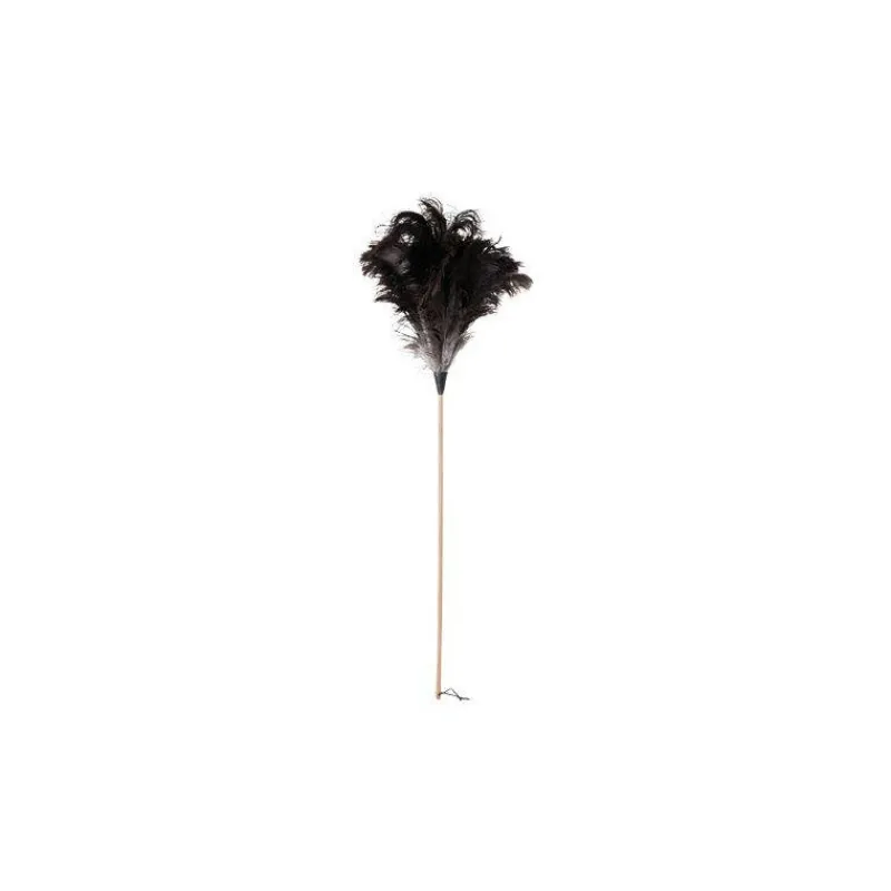 Plumeaux-REDECKER Plumeau en plumes d´autruche 110cm Tête ressort