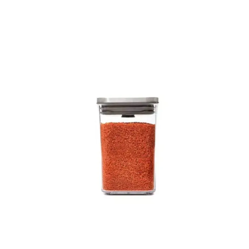 Boites Hermétiques-OXO POP INOX Boite de conservation 1 L Couvercle hermétique carré