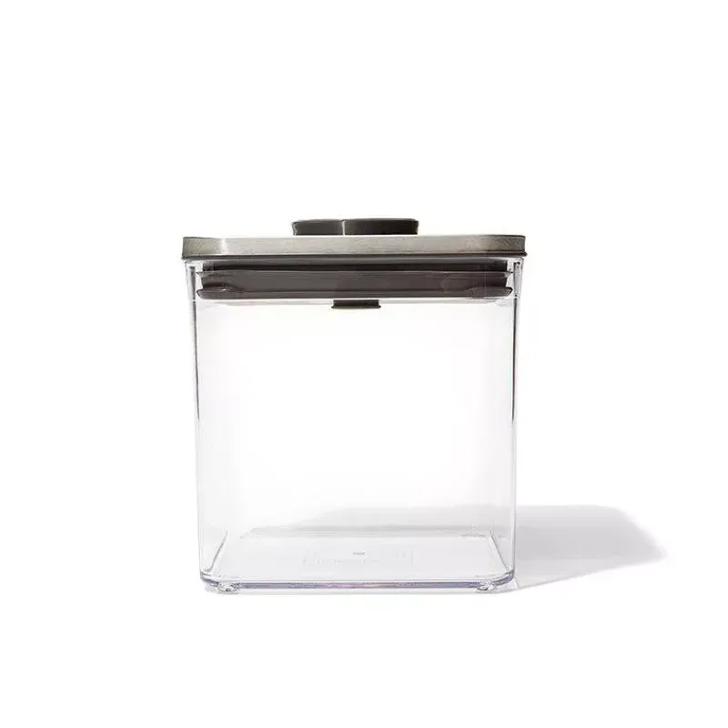 Boites Hermétiques-OXO POP INOX Boite de conservation 2.6 L Couvercle hermétique carré