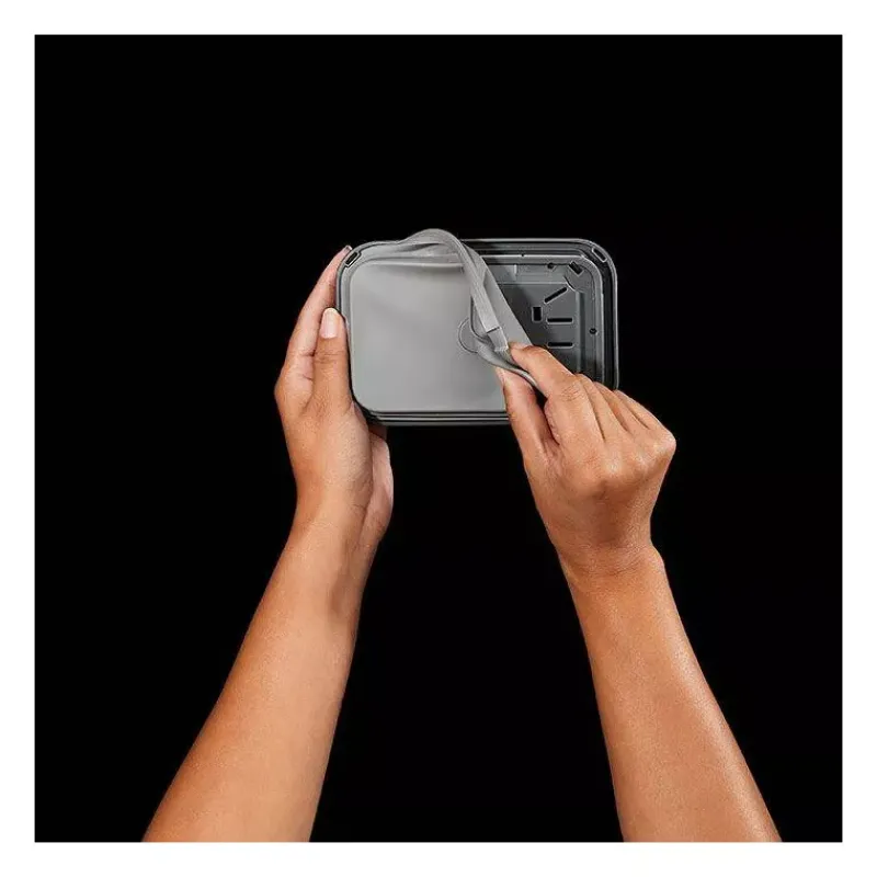 Boites Hermétiques-OXO POP INOX Boite de conservation 2.6 L Couvercle hermétique carré