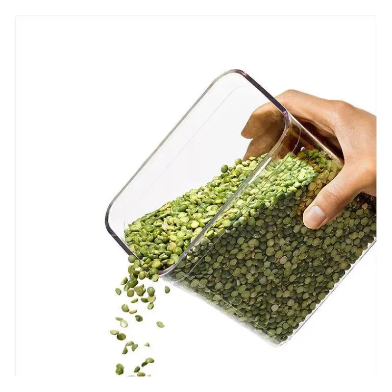 Boites Hermétiques-OXO POP INOX Boite de conservation 2.6 L Couvercle hermétique rectangle