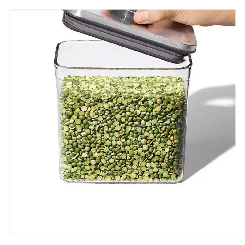 Boites Hermétiques-OXO POP INOX Boite de conservation 2.6 L Couvercle hermétique rectangle