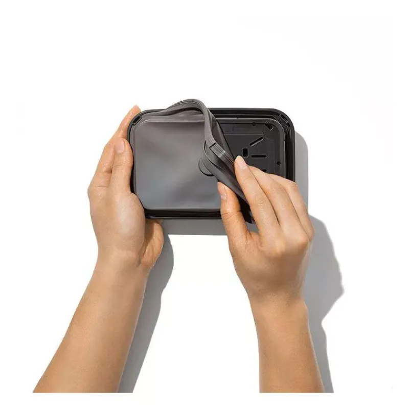 Boites Hermétiques-OXO POP INOX Boite de conservation 2.6 L Couvercle hermétique rectangle