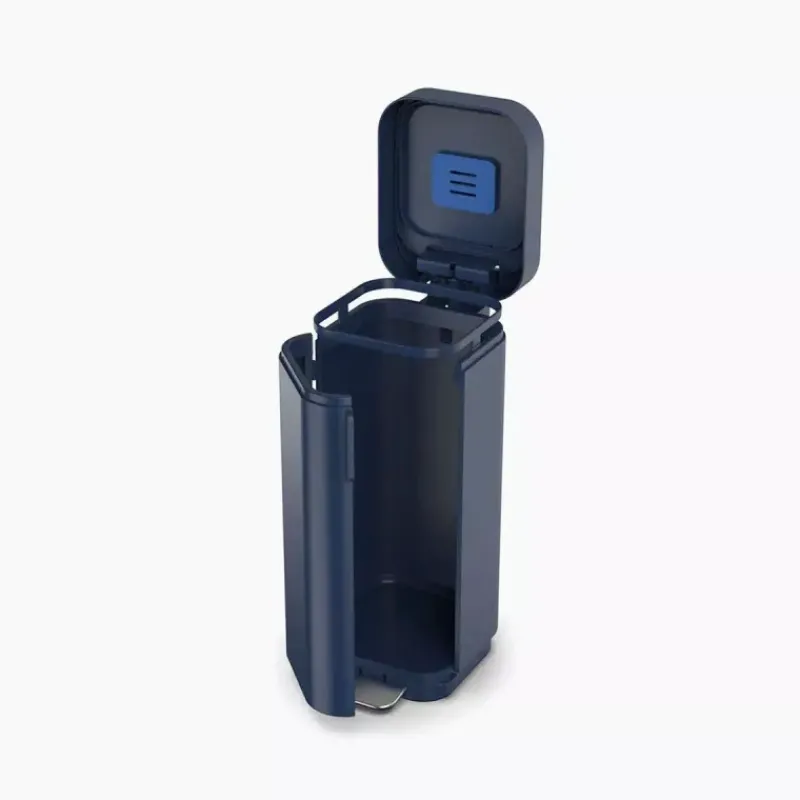 Poubelles À Pédale-Joseph Joseph PORTA Poubelle de cuisine à pédale 40L Bleu Nuit