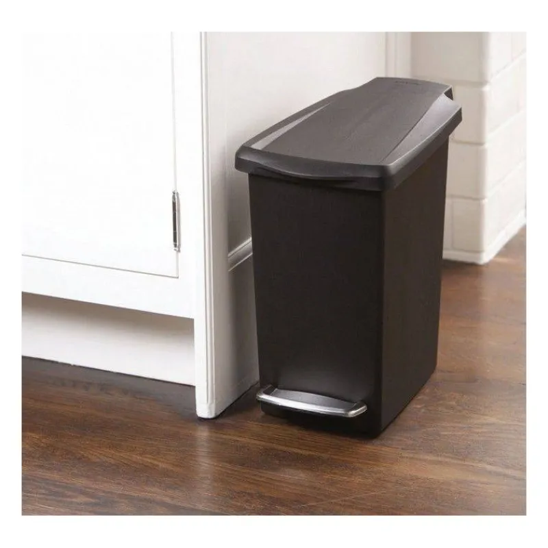 Poubelles À Pédale-simplehuman Poubelle de cuisine 10 L NOIRE