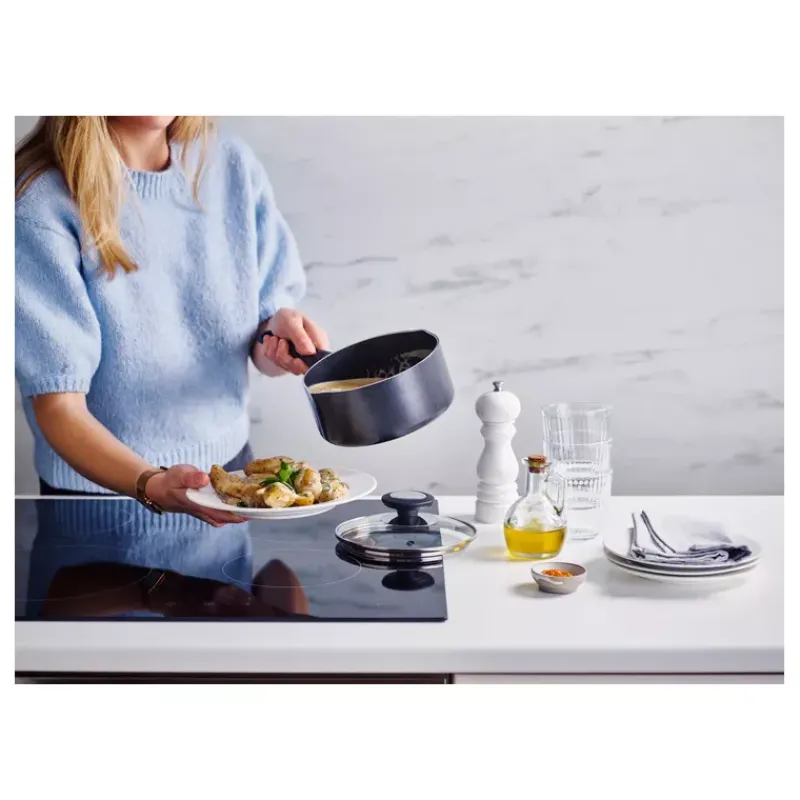 Casseroles Saucières | Casseroles En Fonte D'aluminium-BEKA PRO INDUC Casserole Corps alu ép 3mm revêtement céramique + Couvercle D16