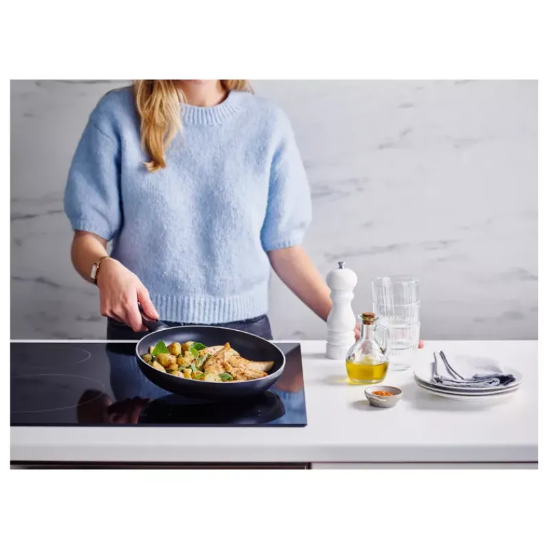 Poêles Avec Revêtement Céramique-BEKA PRO INDUC Poêle Corps alu ép 3mm revêtement céramique Induction D30