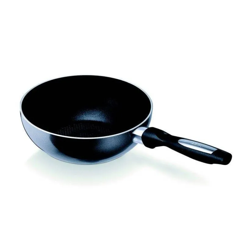 Woks Revêtements Céramique-BEKA PRO INDUC Wok Corps alu ép 3mm revêtement céramique Induction   D20