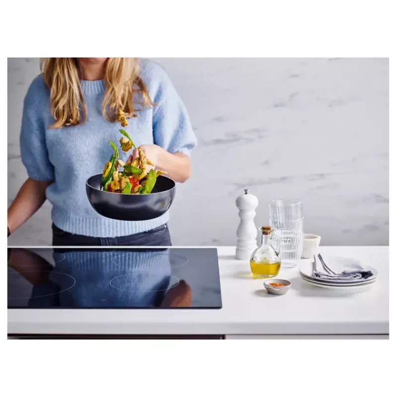 Woks Revêtements Céramique-BEKA PRO INDUC Wok Corps alu ép 3mm revêtement céramique Induction   D20