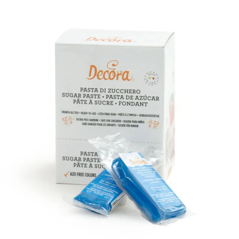 Pâte À Sucre | Sucres Et Décors-Decora Pâte à sucre classique Paquet de 100 g BLEU