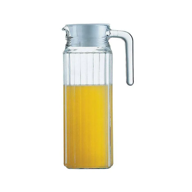 Carafes À Eau | Brocs Et Pichets-La Casserolerie QUADRO Pichet Frigo Broc en verre 1.1 L