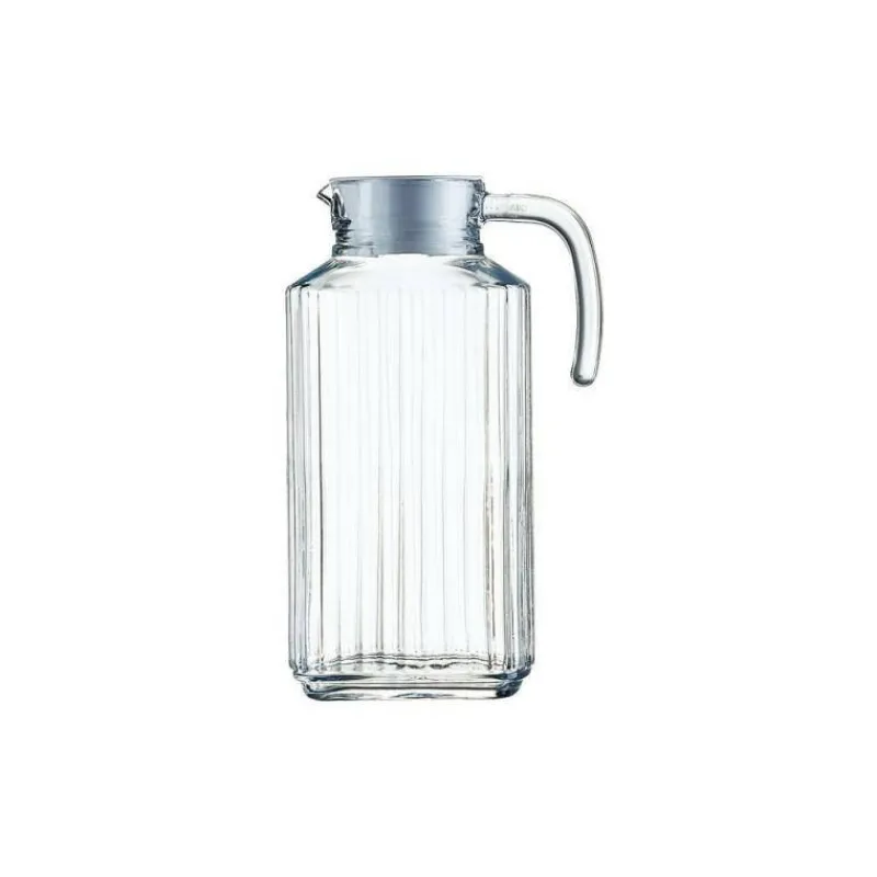 Carafes À Eau | Brocs Et Pichets-La Casserolerie QUADRO Pichet Frigo Broc en verre 1.7 L