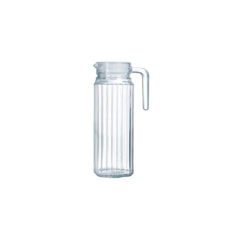 Carafes À Eau | Brocs Et Pichets-La Casserolerie QUADRO Pichet Frigo Broc en verre 1.1 L