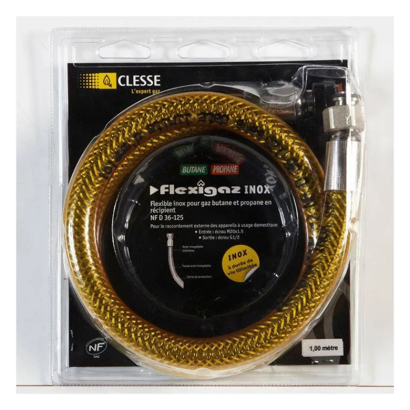 Ustensiles Et Accessoires Bbq Planchas Grills | Plancha Eno-ENO Raccord Gaz flexinox Flexible de connexion GAZ butane/propane en Inox tressé