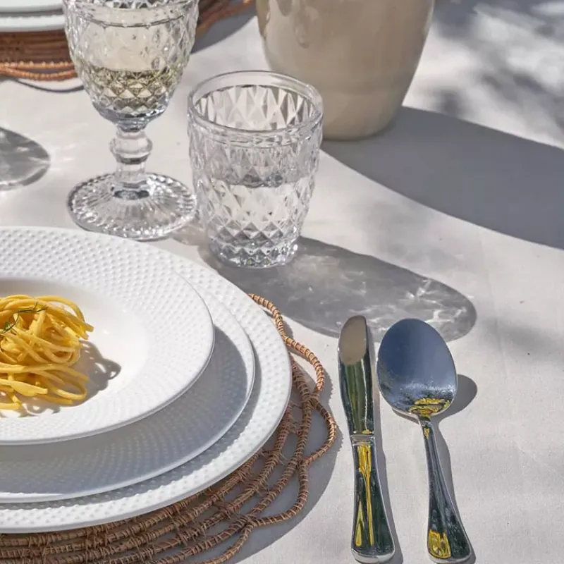 Assiettes Creuses-PORCELLANA BIANCA RICHIAMO Assiette creuse en porcelaine D22