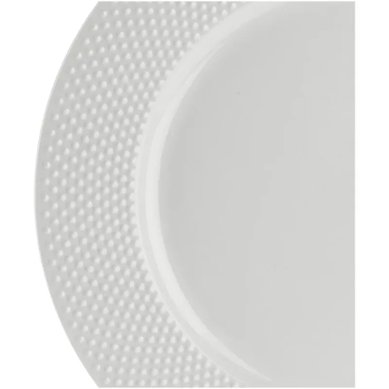 Assiettes Plates-PORCELLANA BIANCA RICHIAMO Assiette plate en porcelaine D27