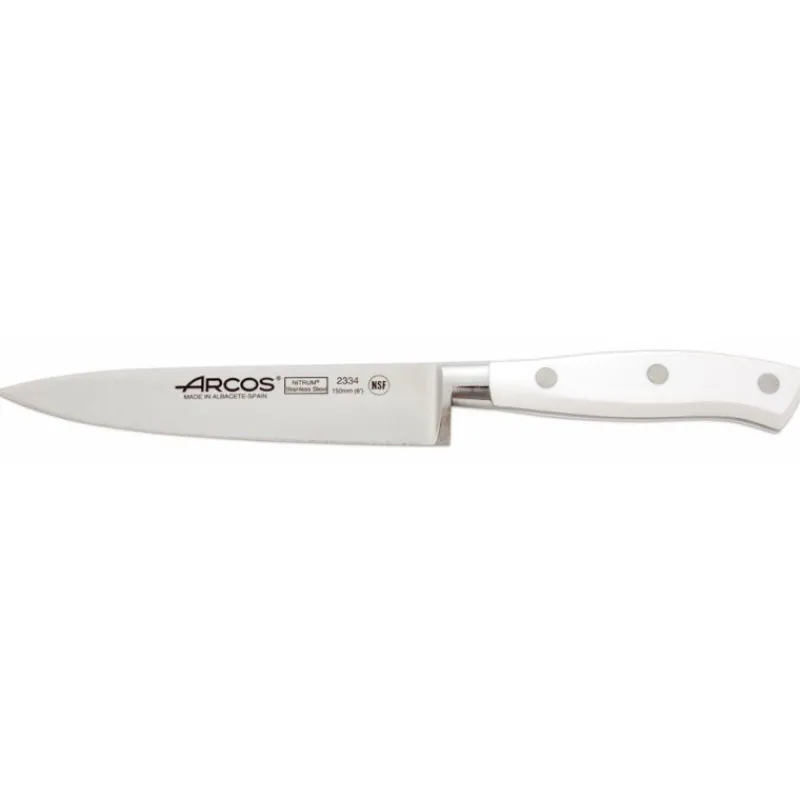 Couteaux Acier-ARCOS RIVIERA BLANC Couteau de cuisine 15 cm