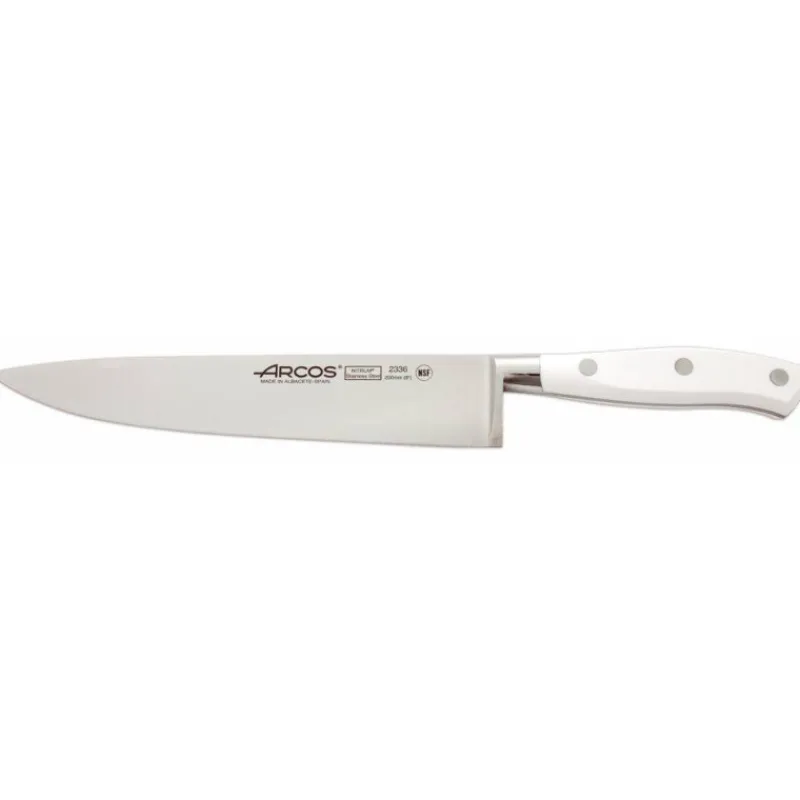 Couteaux Acier-ARCOS RIVIERA BLANC Couteau de cuisine 20 cm