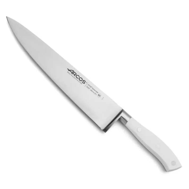 Couteaux Acier-ARCOS RIVIERA BLANC Couteau de cuisine 25 cm