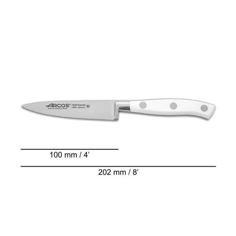 Coffrets Couteaux Cuisine | Blocs Et Ensembles De Couteaux-ARCOS RIVIERA BLANC SET DE 3 Couteaux forgés - Office Cuisine 14 et 20 - NVS