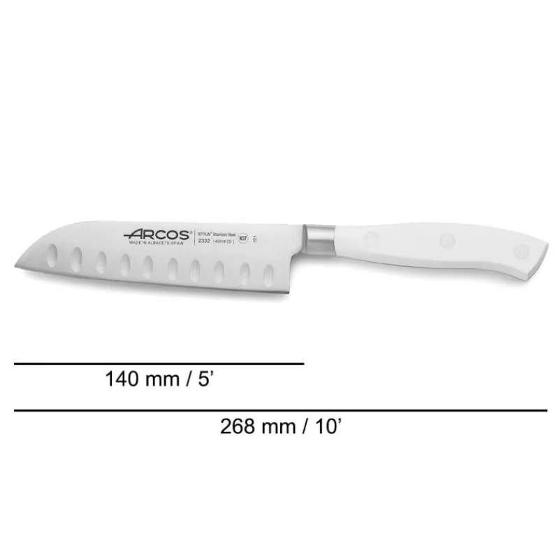 Coffrets Couteaux Cuisine | Blocs Et Ensembles De Couteaux-ARCOS RIVIERA BLANC SET DE 3 Couteaux forgés - Office Cuisine 14 et 20 - NVS