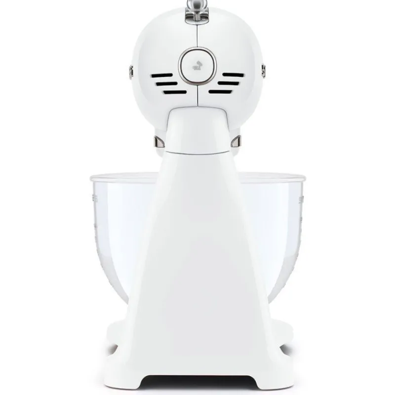 Robots Pâtissiers-SMEG Robot pâtissier sur socle Années 50 Blanc  bol verre